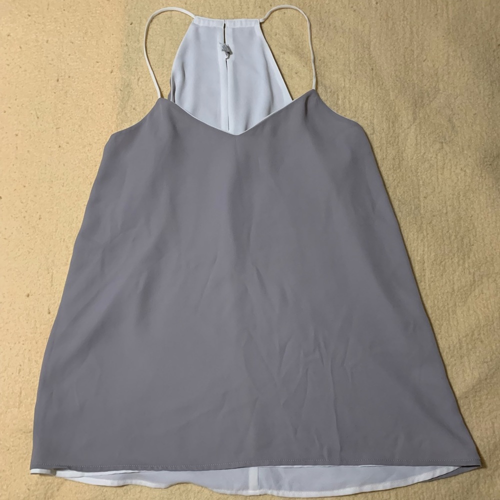 Grayish white Express women’s sleeveless top